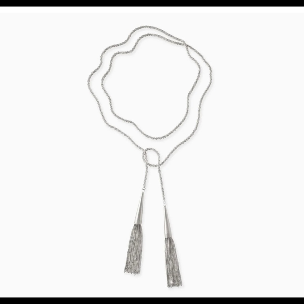 Silver phara Kendra Scott necklace gently used